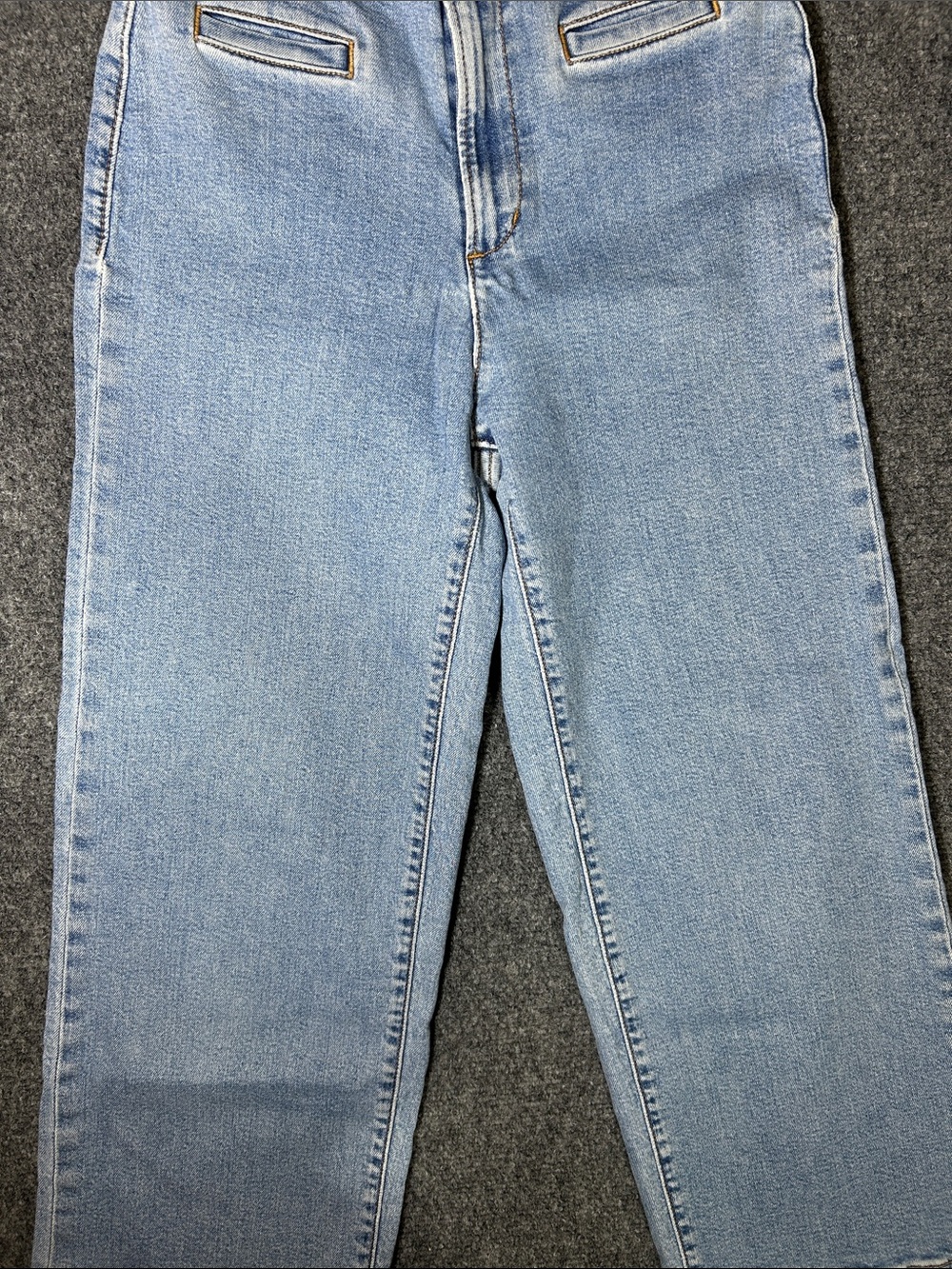 Levi's Ribcage Wide Leg Crop Light Blue Wide-Leg Jeans Women’s 25W x 26L - Picture 8 of 14